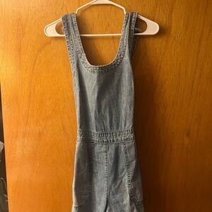 Lucky Brand Women's Blue Denim Overalls
